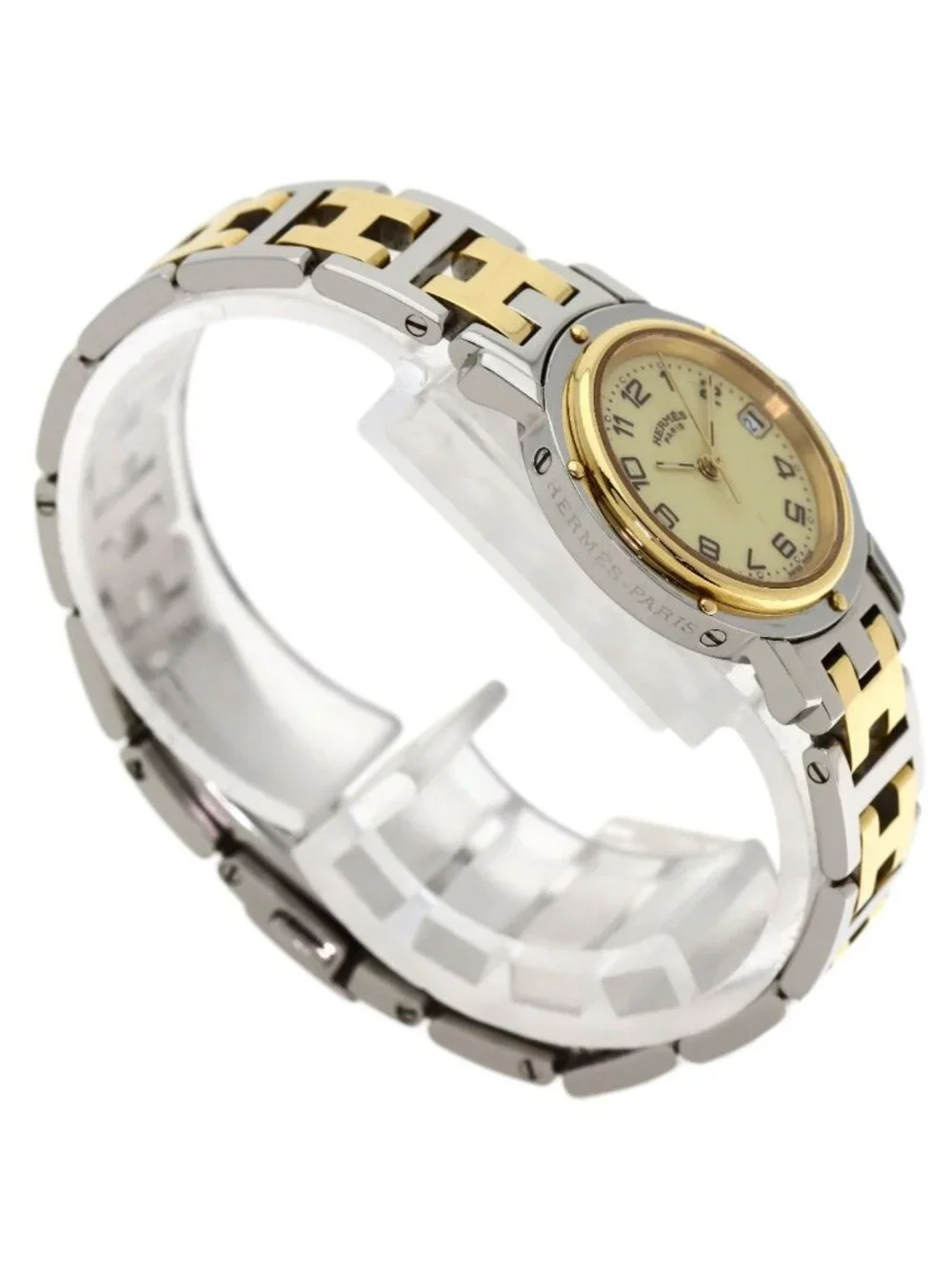 Hermes Clipper Buckle Watch SS